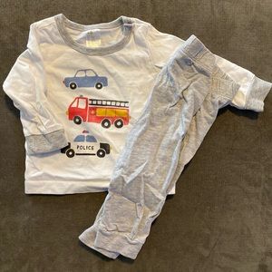 H&M organic cotton pajama set 2-4 months